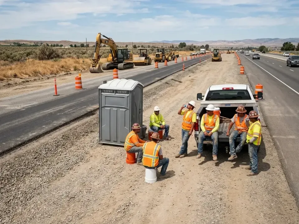 highway-road-construction-crew-007 — frequently asked questions, Porta Potty and Restroom Rentals in Friona, TX